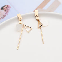 Load image into Gallery viewer, Gold &amp; Acetate Earrings