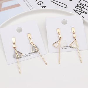 Gold & Acetate Earrings