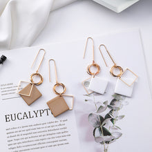 Load image into Gallery viewer, Square Dangle Earrings