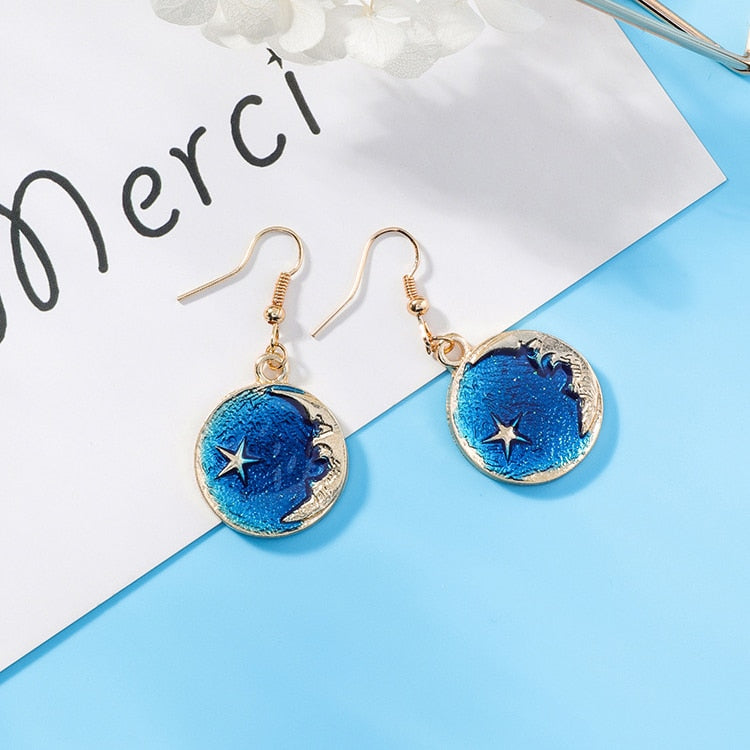 Cosmic Moon Earrings