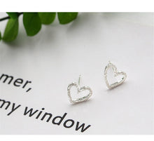 Load image into Gallery viewer, Small Heart Stud Earrings