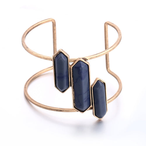 3-Stone Cuff Bracelet